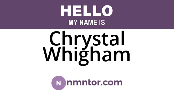 Chrystal Whigham