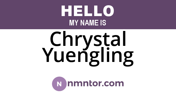 Chrystal Yuengling