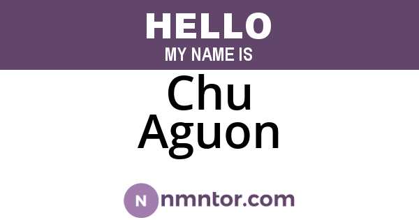 Chu Aguon