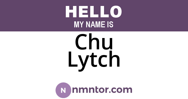 Chu Lytch