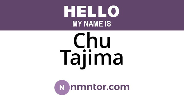 Chu Tajima