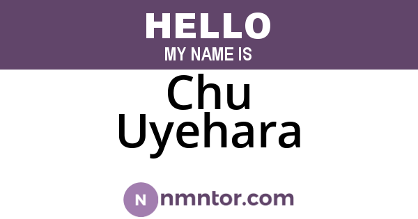 Chu Uyehara