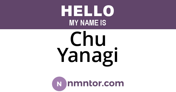 Chu Yanagi