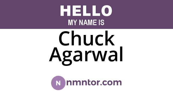 Chuck Agarwal