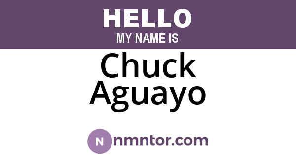 Chuck Aguayo