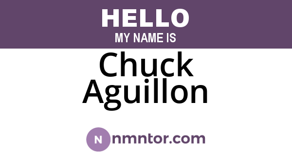 Chuck Aguillon