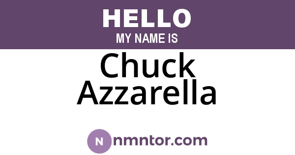 Chuck Azzarella
