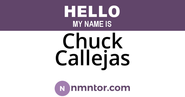 Chuck Callejas