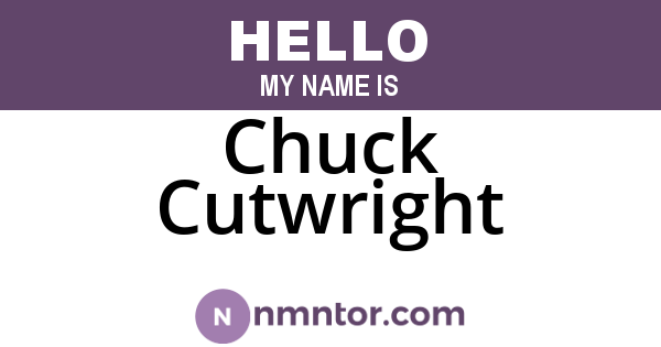 Chuck Cutwright