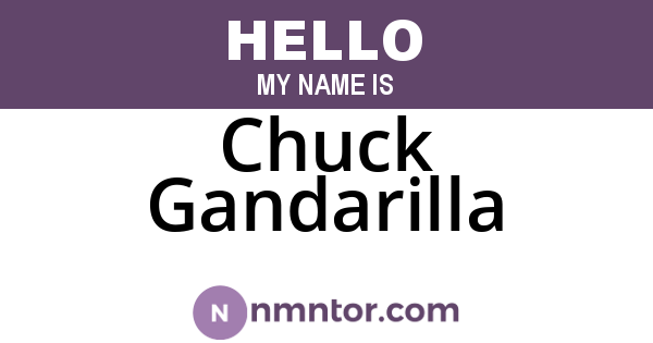 Chuck Gandarilla