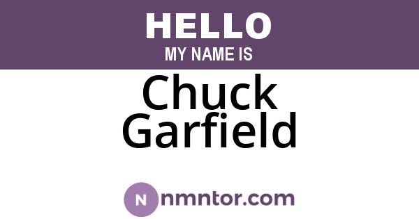 Chuck Garfield