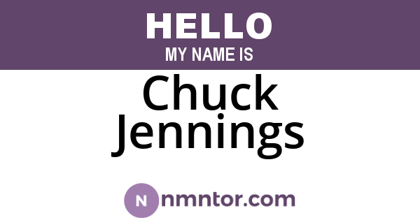 Chuck Jennings