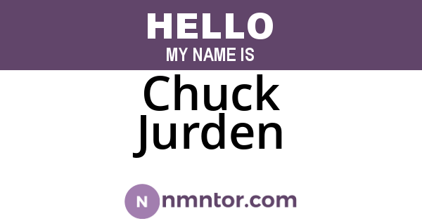 Chuck Jurden