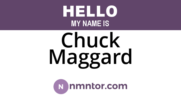 Chuck Maggard