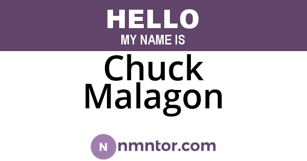 Chuck Malagon