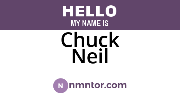 Chuck Neil