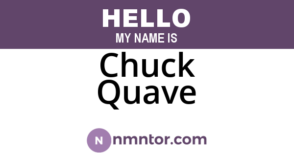 Chuck Quave