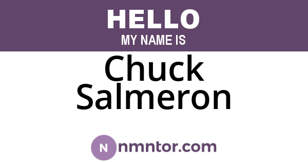 Chuck Salmeron