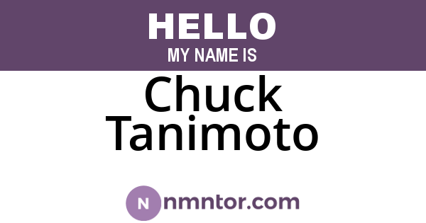 Chuck Tanimoto