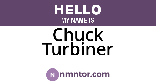 Chuck Turbiner