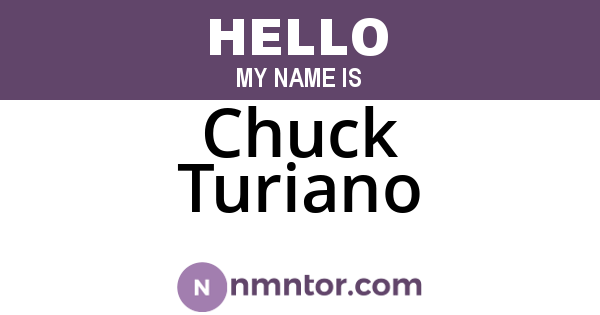 Chuck Turiano