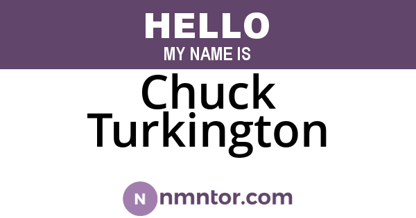 Chuck Turkington