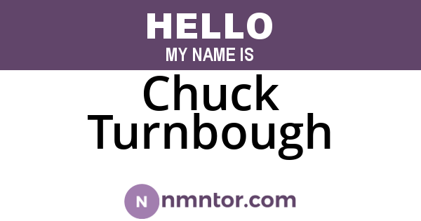 Chuck Turnbough