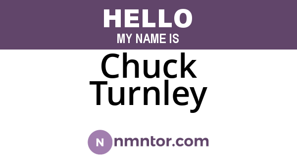 Chuck Turnley