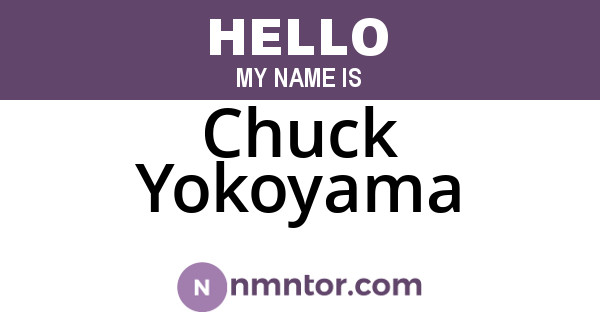 Chuck Yokoyama