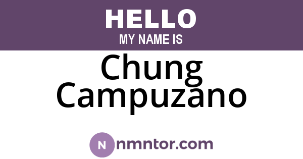 Chung Campuzano