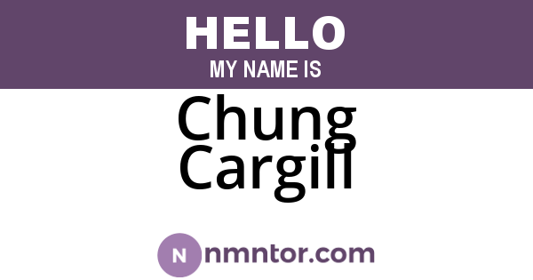 Chung Cargill