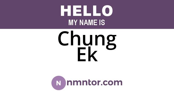 Chung Ek