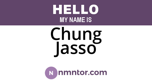 Chung Jasso
