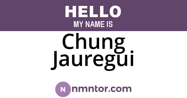 Chung Jauregui