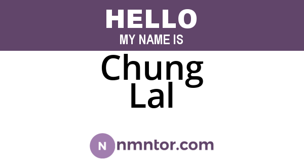 Chung Lal