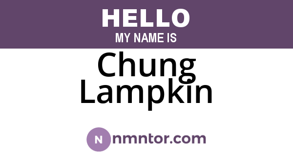 Chung Lampkin