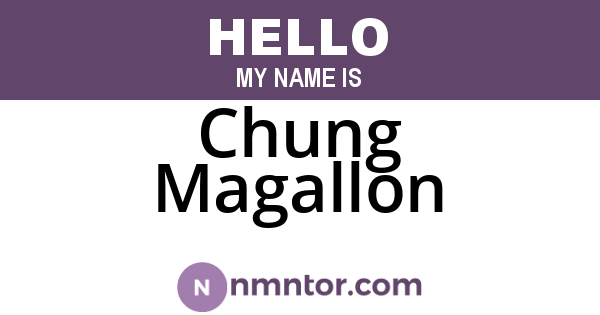 Chung Magallon
