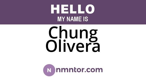 Chung Olivera