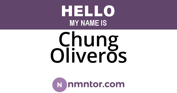 Chung Oliveros