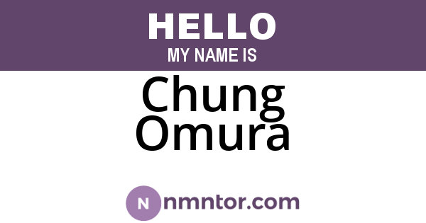 Chung Omura