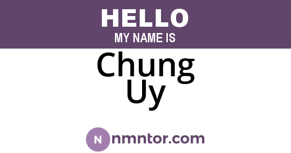 Chung Uy