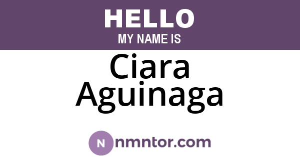 Ciara Aguinaga