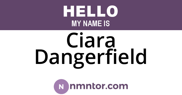 Ciara Dangerfield