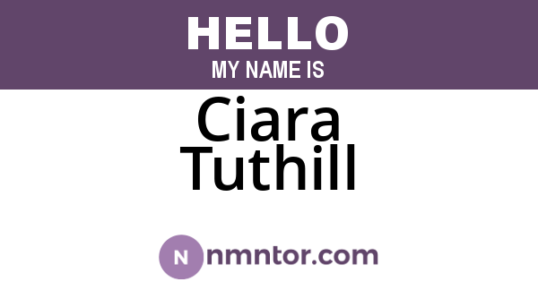 Ciara Tuthill