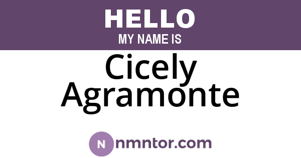 Cicely Agramonte