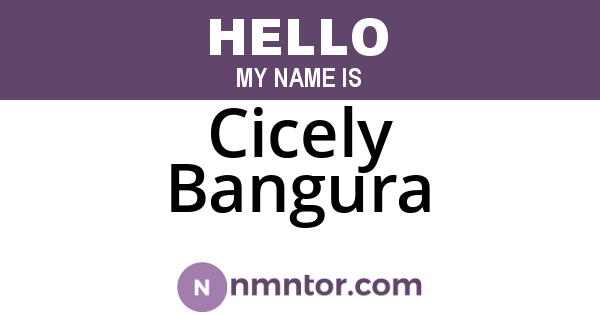 Cicely Bangura