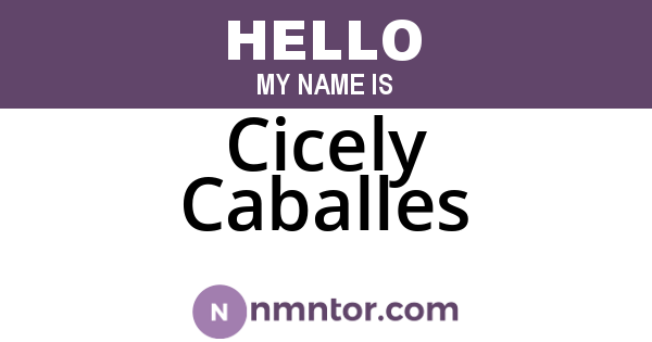 Cicely Caballes