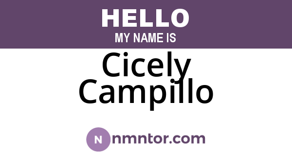 Cicely Campillo