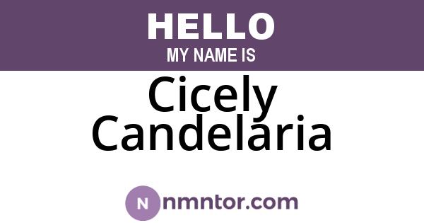 Cicely Candelaria
