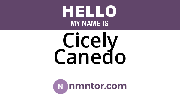 Cicely Canedo